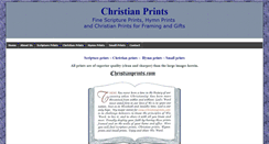Desktop Screenshot of christianprints.com